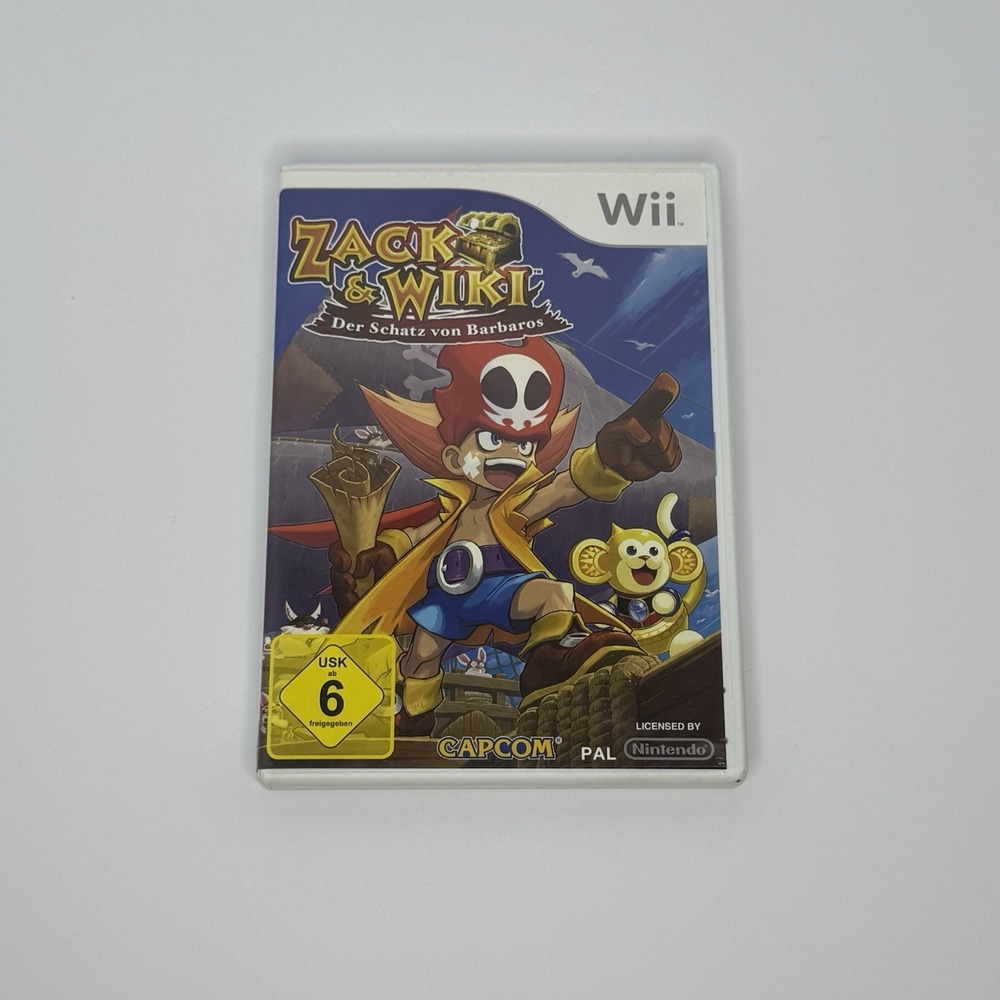 Zack & Wiki Der Schatz Von Barbaros Nintendo Wii 2007 Capcom German PAL CIB